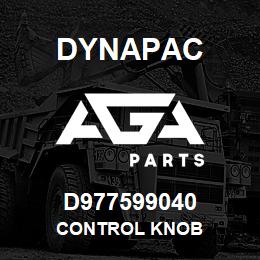 D977599040 Dynapac CONTROL KNOB | AGA Parts