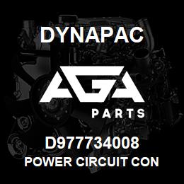 D977734008 Dynapac POWER CIRCUIT CON | AGA Parts