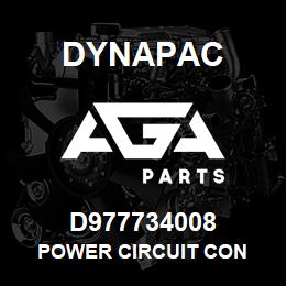 D977734008 Dynapac POWER CIRCUIT CON | AGA Parts