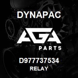 D977737534 Dynapac RELAY | AGA Parts