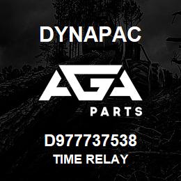 D977737538 Dynapac TIME RELAY | AGA Parts