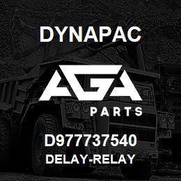 D977737540 Dynapac DELAY-RELAY | AGA Parts