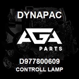D977800609 Dynapac CONTROLL LAMP | AGA Parts