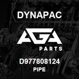 D977808124 Dynapac PIPE | AGA Parts