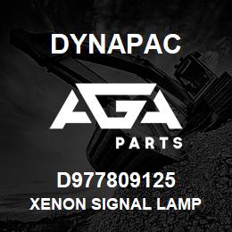 D977809125 Dynapac XENON SIGNAL LAMP | AGA Parts