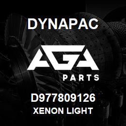 D977809126 Dynapac XENON LIGHT | AGA Parts