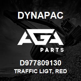 D977809130 Dynapac TRAFFIC LIGT, RED | AGA Parts