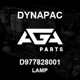 D977828001 Dynapac LAMP | AGA Parts