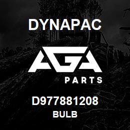 D977881208 Dynapac BULB | AGA Parts