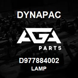D977884002 Dynapac LAMP | AGA Parts