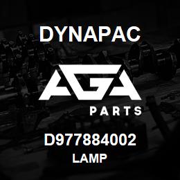 D977884002 Dynapac LAMP | AGA Parts