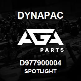 D977900004 Dynapac SPOTLIGHT | AGA Parts