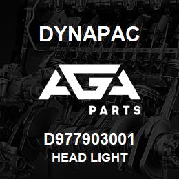D977903001 Dynapac HEAD LIGHT | AGA Parts