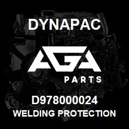 D978000024 Dynapac WELDING PROTECTION | AGA Parts