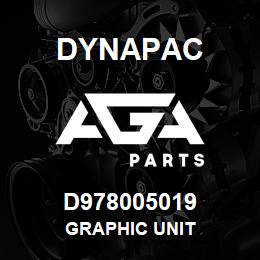 D978005019 Dynapac GRAPHIC UNIT | AGA Parts