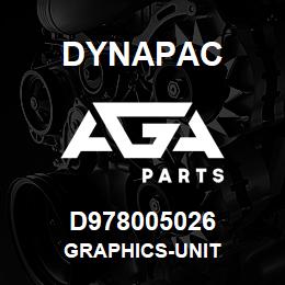 D978005026 Dynapac GRAPHICS-UNIT | AGA Parts