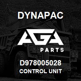 D978005028 Dynapac CONTROL UNIT | AGA Parts