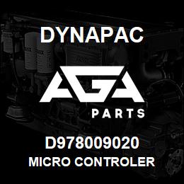 D978009020 Dynapac MICRO CONTROLER | AGA Parts