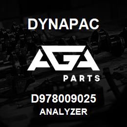 D978009025 Dynapac ANALYZER | AGA Parts