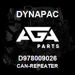 D978009026 Dynapac CAN-REPEATER | AGA Parts