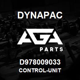 D978009033 Dynapac CONTROL-UNIT | AGA Parts