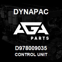 D978009035 Dynapac CONTROL UNIT | AGA Parts