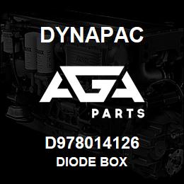 D978014126 Dynapac DIODE BOX | AGA Parts