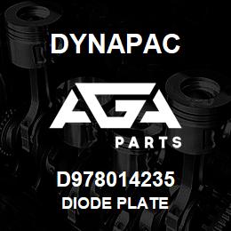 D978014235 Dynapac DIODE PLATE | AGA Parts