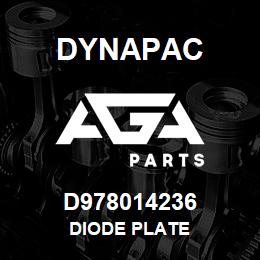 D978014236 Dynapac DIODE PLATE | AGA Parts