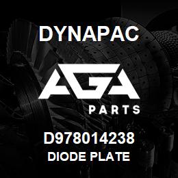 D978014238 Dynapac DIODE PLATE | AGA Parts