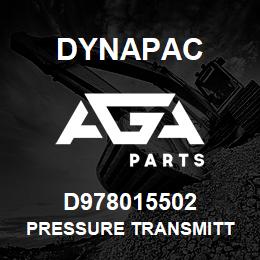 D978015502 Dynapac PRESSURE TRANSMITT | AGA Parts