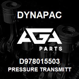 D978015503 Dynapac PRESSURE TRANSMITT | AGA Parts