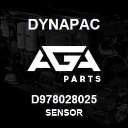 D978028025 Dynapac SENSOR | AGA Parts