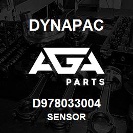 D978033004 Dynapac SENSOR | AGA Parts