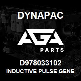 D978033102 Dynapac INDUCTIVE PULSE GENERATOR | AGA Parts
