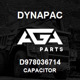 D978036714 Dynapac CAPACITOR | AGA Parts