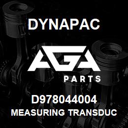 D978044004 Dynapac MEASURING TRANSDUC | AGA Parts