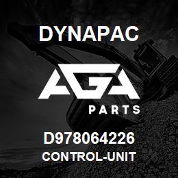 D978064226 Dynapac CONTROL-UNIT | AGA Parts