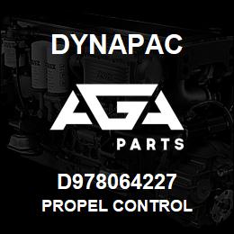 D978064227 Dynapac PROPEL CONTROL | AGA Parts