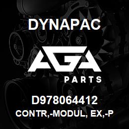 D978064412 Dynapac CONTR,-MODUL, EX,-P | AGA Parts