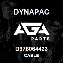 D978064423 Dynapac CABLE | AGA Parts