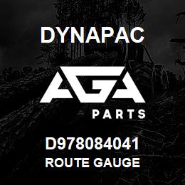 D978084041 Dynapac ROUTE GAUGE | AGA Parts