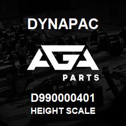 D990000401 Dynapac HEIGHT SCALE | AGA Parts