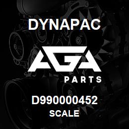 D990000452 Dynapac SCALE | AGA Parts