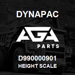 D990000901 Dynapac HEIGHT SCALE | AGA Parts