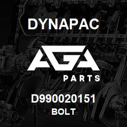 D990020151 Dynapac BOLT | AGA Parts