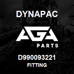 D990093221 Dynapac FITTING | AGA Parts