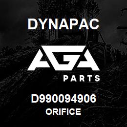 D990094906 Dynapac ORIFICE | AGA Parts