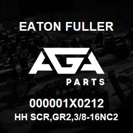 000001X0212 Eaton Fuller HH SCR,GR2,3/8-16NC2,2.2 | AGA Parts