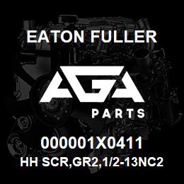 000001X0411 Eaton Fuller HH SCR,GR2,1/2-13NC2,2.0 | AGA Parts